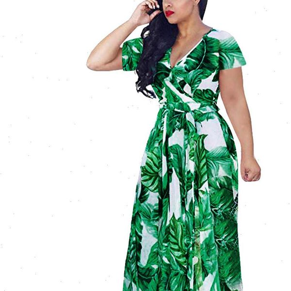 bohemian plus size dress women summer boho leaves print maxi long dress deep v neck short sleeve high waist sashes vestidos, Black;gray
bohemian plus size dress women summer boho leaves print maxi long dress deep v neck short sleeve high waist sashes vestidos, Black;gray