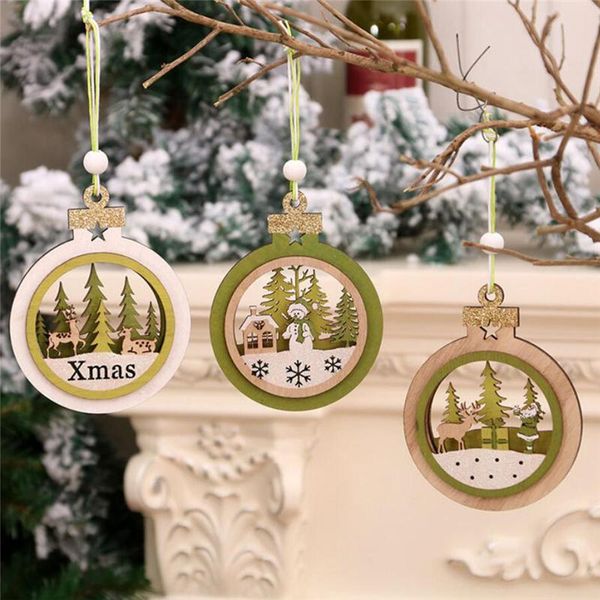 decorative objects & figurines 3d wooden christmas tree pendant circular shaped hollow out door decoration for home ornament 2021 year
decorative objects & figurines 3d wooden christmas tree pendant circular shaped hollow out door decoration for home ornament 2021 year