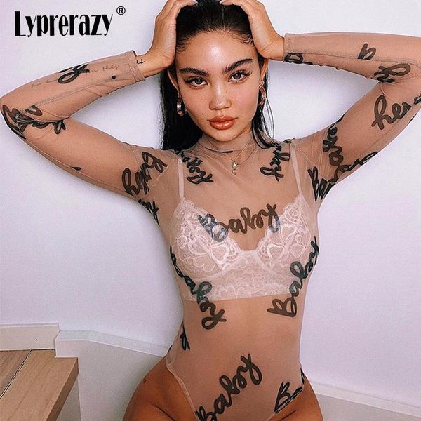 women's jumpsuits & rompers lyprerazy women baby letter print mesh bodysuits lady female long sleeve night club body suits one piece ov, Black;white
women's jumpsuits & rompers lyprerazy women baby letter print mesh bodysuits lady female long sleeve night club body suits one piece ov, Black;white