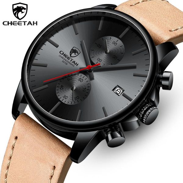 wristwatches cheetah men watch fashion leather band quartz watches mens chronograph waterproof wristwatch relogio masculino, Slivery;brown
wristwatches cheetah men watch fashion leather band quartz watches mens chronograph waterproof wristwatch relogio masculino, Slivery;brown