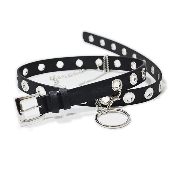 women's new punk style belt, fashionable and versatile, hollow out eye decoration belt, Black;brown
women's new punk style belt, fashionable and versatile, hollow out eye decoration belt, Black;brown