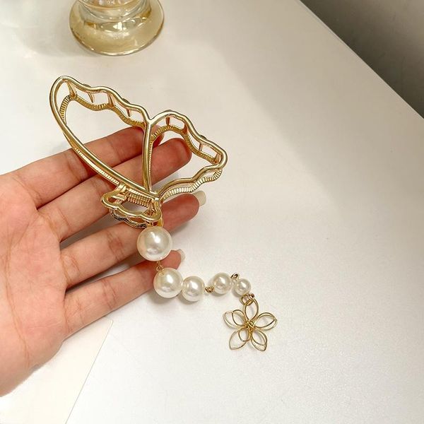 hair clips & barrettes fashion clip women girls elegant design butterfly barrette simulated pearl hairpin for head accessory, Golden;silver
hair clips & barrettes fashion clip women girls elegant design butterfly barrette simulated pearl hairpin for head accessory, Golden;silver