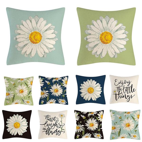pillow case european style flax pillowcase home decoration 45*45cm sofa comfortable cushion cover sweet daisy printing
pillow case european style flax pillowcase home decoration 45*45cm sofa comfortable cushion cover sweet daisy printing