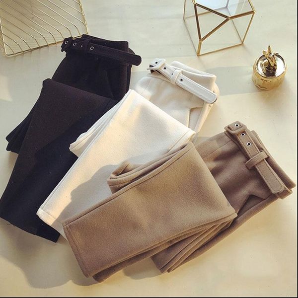 casual women woolen pants winter ol style femme pencil pants high waist womens harem trousers for work, Black;white
casual women woolen pants winter ol style femme pencil pants high waist womens harem trousers for work, Black;white