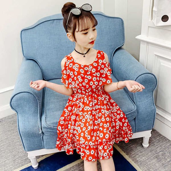 girls dress for 2021 summer strapless new children's daisy chiffon dress girls clothes 2 to 12 princess dress kids clothes girls, Red;yellow
girls dress for 2021 summer strapless new children's daisy chiffon dress girls clothes 2 to 12 princess dress kids clothes girls, Red;yellow