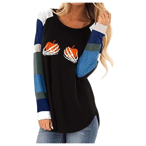 running jerseys summer fashion shirt graphic t women basewomen's casual halloween print collision stripes round neck long sleeve, Black;blue
running jerseys summer fashion shirt graphic t women basewomen's casual halloween print collision stripes round neck long sleeve, Black;blue