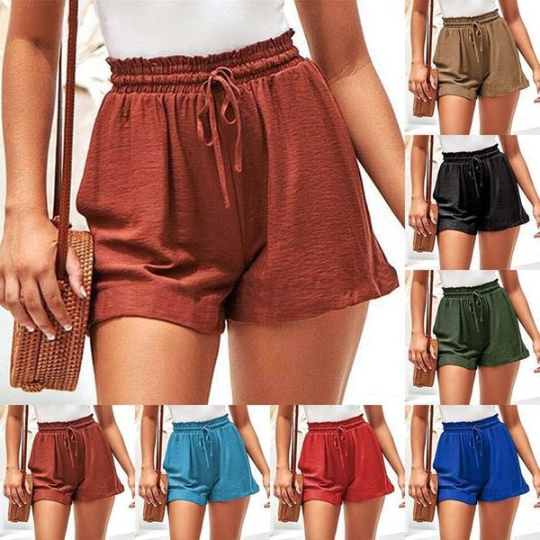 women's shorts 2021 summer elegant high waist women casual solid wide leg loose cotton short pants with belt korean sweet girls, White;black
women's shorts 2021 summer elegant high waist women casual solid wide leg loose cotton short pants with belt korean sweet girls, White;black