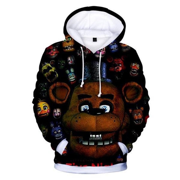 men's hoodies & sweatshirts fashion classic 3 to 14 years kids five nights at fnaf 3d print hoodie boys girls bear cartoon children swe, Black
men's hoodies & sweatshirts fashion classic 3 to 14 years kids five nights at fnaf 3d print hoodie boys girls bear cartoon children swe, Black