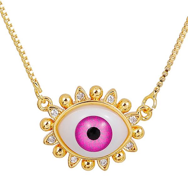 pendant necklaces zhini fashion gold clavicle chain statement necklace boho gothic colorful eye for women wedding jewelry, Silver
pendant necklaces zhini fashion gold clavicle chain statement necklace boho gothic colorful eye for women wedding jewelry, Silver