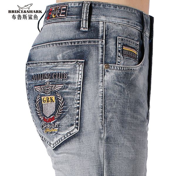 bruce & shark - men's stretch muslin straight jeans, casual fashion, washing, summer, 2021, Blue
bruce & shark - men's stretch muslin straight jeans, casual fashion, washing, summer, 2021, Blue