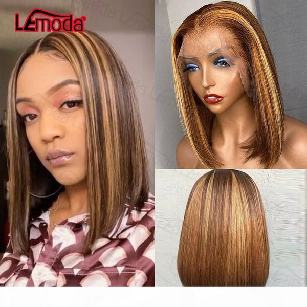lemoda highlight bob wig short ombre colored straight lace front human hair wigs for women brazilian remy brown lace frontal wig, Black
lemoda highlight bob wig short ombre colored straight lace front human hair wigs for women brazilian remy brown lace frontal wig, Black