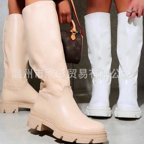 2021 autumn winter style long women's high tube zipper flat bottomed knight boots simple large black sho
2021 autumn winter style long women's high tube zipper flat bottomed knight boots simple large black sho