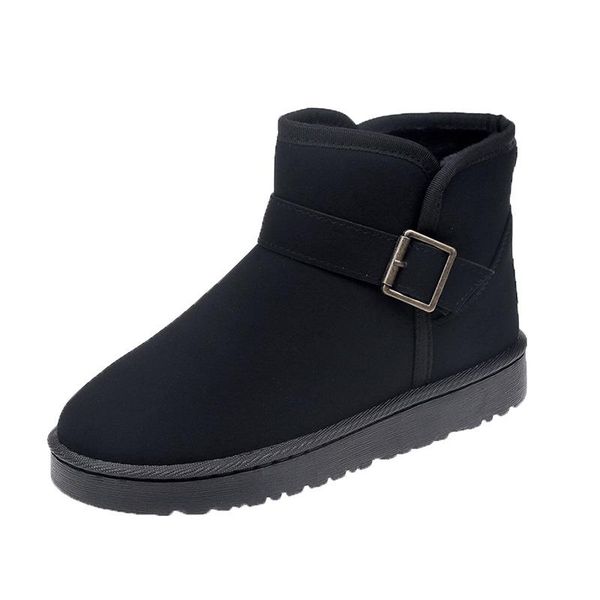 boots women's ankle winter warm buckle cotton shoes 46 large size platform cowboy indoor flat with fur, Black
boots women's ankle winter warm buckle cotton shoes 46 large size platform cowboy indoor flat with fur, Black