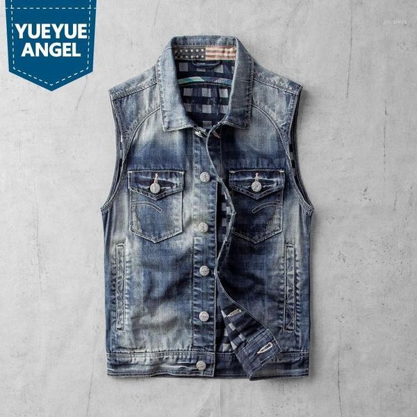 streetwear mens back letter printed sleeveless denim waistcoats single breasted lapel slim pockets casual male vests plus size1, Black;white
streetwear mens back letter printed sleeveless denim waistcoats single breasted lapel slim pockets casual male vests plus size1, Black;white