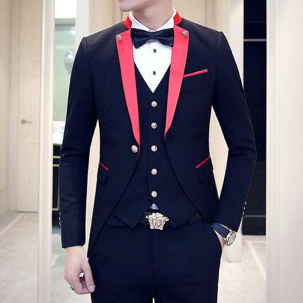 men's suits & blazers chao 2021 autumn and winter tuxedo korean version of the self-cultivation business casual suit youth (three), White;black
men's suits & blazers chao 2021 autumn and winter tuxedo korean version of the self-cultivation business casual suit youth (three), White;black