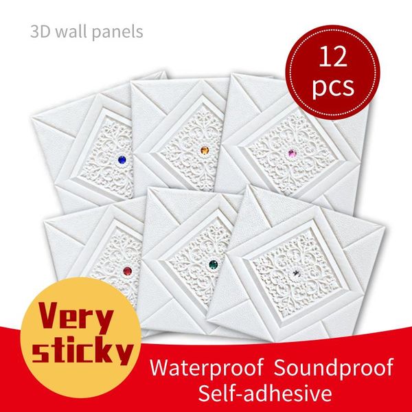 wallpapers 12pcs self-adhesive panels mural wall 3d wallpaper child room stickers home decoration
wallpapers 12pcs self-adhesive panels mural wall 3d wallpaper child room stickers home decoration