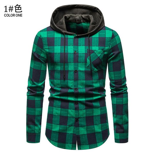 men's hoodies & sweatshirts men designed autumn plaid shirt casual trend long sleeve simplicity europe and america pullovers fashion, Black
men's hoodies & sweatshirts men designed autumn plaid shirt casual trend long sleeve simplicity europe and america pullovers fashion, Black