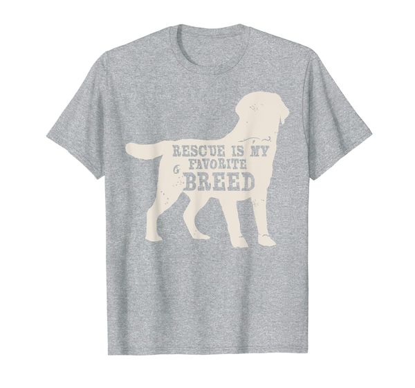 adopt a dog t-shirt - rescued is my favorite breed, White;black 
adopt a dog t-shirt - rescued is my favorite breed, White;black