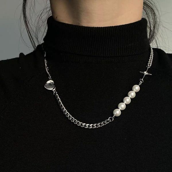 chains classic ring pearl necklace anniversary gift women, Silver
chains classic ring pearl necklace anniversary gift women, Silver