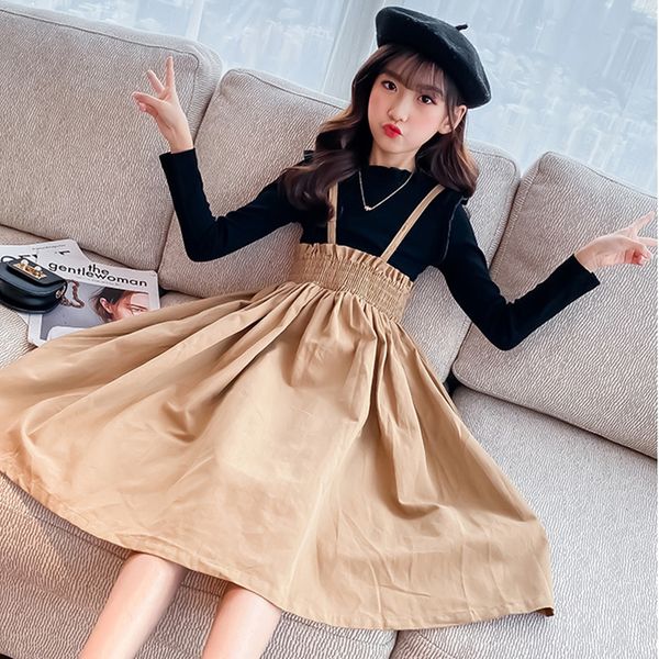 girl clothes sets boutique kids clothing set 2021 spring t-shirt+ strap dress 2 pcs suit children teenager outfit 8-16 years, Red;yellow
girl clothes sets boutique kids clothing set 2021 spring t-shirt+ strap dress 2 pcs suit children teenager outfit 8-16 years, Red;yellow