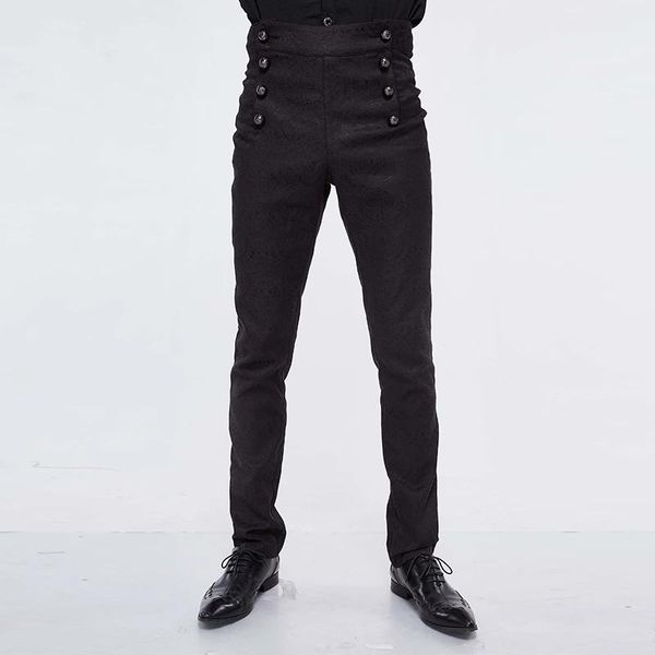 men's pants devil fashion high waist jeans gothic victorian black silk steampunk halloween trousers for men
men's pants devil fashion high waist jeans gothic victorian black silk steampunk halloween trousers for men