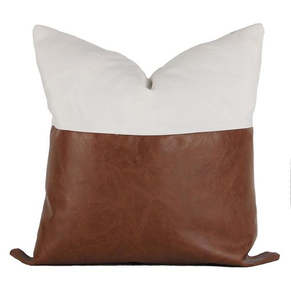 cushion/decorative pillow real 45x45cm pu leather patchwork throw covers decorative stripe canvas pillowcases soft bedroom sofa for cover cu
cushion/decorative pillow real 45x45cm pu leather patchwork throw covers decorative stripe canvas pillowcases soft bedroom sofa for cover cu
