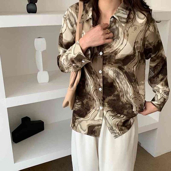 women's two piece pants spring 2021 korean fashion shirt long sleeve button up collared print blouse women style clothes ev4x, White
women's two piece pants spring 2021 korean fashion shirt long sleeve button up collared print blouse women style clothes ev4x, White