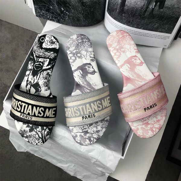 slippersins net red summer new one line flat bottom old flower embroidery letters fashion wear sandals women's fashion sandals zly, Black
slippersins net red summer new one line flat bottom old flower embroidery letters fashion wear sandals women's fashion sandals zly, Black