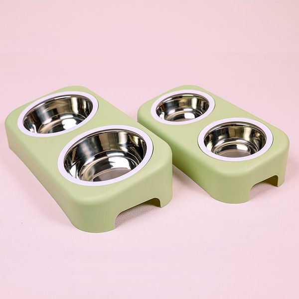 cat bowls & feeders simple solid color pet casual plastic double bowl thicken stainless steel feeder candy supplies
cat bowls & feeders simple solid color pet casual plastic double bowl thicken stainless steel feeder candy supplies