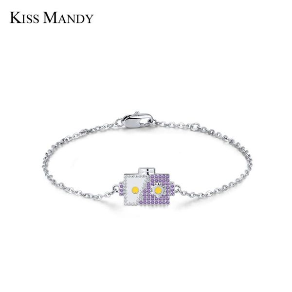 charm bracelets kiss mandy geometric women bracelet cute mini robot purple crystal bangle chain female original jewelry accessories lb67, Golden;silver
charm bracelets kiss mandy geometric women bracelet cute mini robot purple crystal bangle chain female original jewelry accessories lb67, Golden;silver