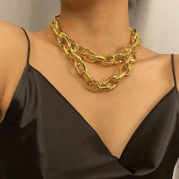 New arrival acrylic thick chain short necklace 2020 ladies fashion style jewelry factory direct sale cheap, Golden;silver
New arrival acrylic thick chain short necklace 2020 ladies fashion style jewelry factory direct sale cheap, Golden;silver