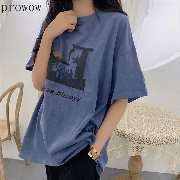women's t-shirt prowow fashion harajuku style print t shirt women o neck pullover short sleeve loose tees summer 2021 all match ladies, White
women's t-shirt prowow fashion harajuku style print t shirt women o neck pullover short sleeve loose tees summer 2021 all match ladies, White