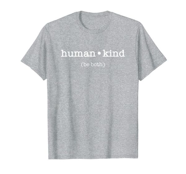 kindness tee human kind (be both) t shirt by mcma, White;black
kindness tee human kind (be both) t shirt by mcma, White;black