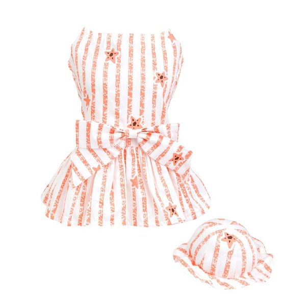 dog apparel summer pet dress cotton cooling wedding dresses with hat soft striped bow knot
dog apparel summer pet dress cotton cooling wedding dresses with hat soft striped bow knot