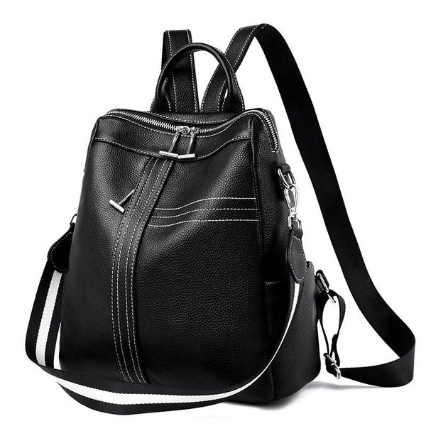 backpack soft leather 2021 leisure bag large capacity fashion first layer cowhide women's travel women
backpack soft leather 2021 leisure bag large capacity fashion first layer cowhide women's travel women