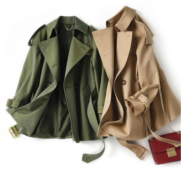 women's trench coats elegant green coat plus sashes autumn korean epaulet double breasted lapel long sleeve casual windbreaker, Tan;black
women's trench coats elegant green coat plus sashes autumn korean epaulet double breasted lapel long sleeve casual windbreaker, Tan;black