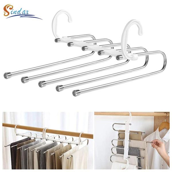 hangers & racks hanger for pants clothes stainless steel space saving trousers wardrobe adjustable tie scarf closet organizer
hangers & racks hanger for pants clothes stainless steel space saving trousers wardrobe adjustable tie scarf closet organizer