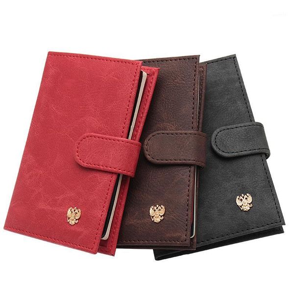 card holders fashion passport wallet hasp design multi id emblem pu leather travel cover holder1, Brown;gray
card holders fashion passport wallet hasp design multi id emblem pu leather travel cover holder1, Brown;gray