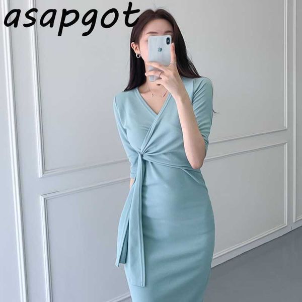 korean chic gentle elegant slim v neck cross side lace up waist bodycon short sleeve knitted dress women wrap hip vestido 210610, Black;gray
korean chic gentle elegant slim v neck cross side lace up waist bodycon short sleeve knitted dress women wrap hip vestido 210610, Black;gray