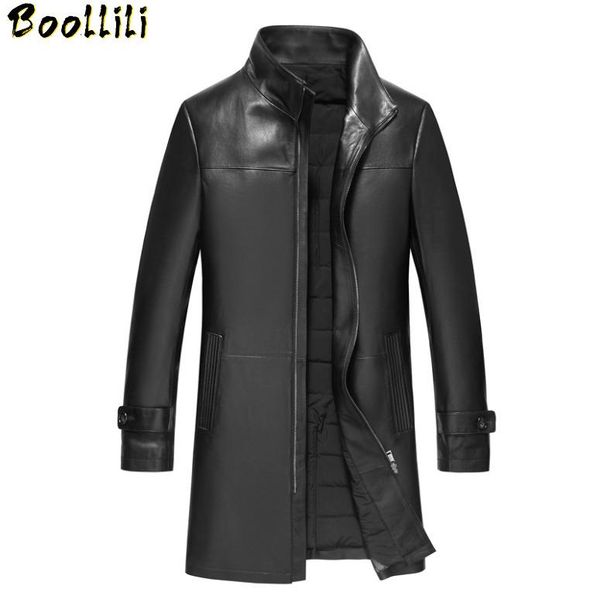 men's leather & faux boollili genuine jacket long sheepskin coat winter duck down men real jackets 2021, Black
men's leather & faux boollili genuine jacket long sheepskin coat winter duck down men real jackets 2021, Black