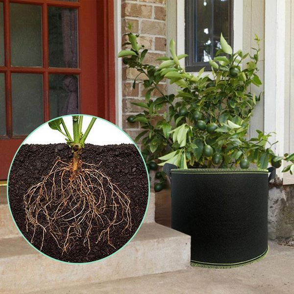planters & pots 1/2/3/5/7/10 gallon non-woven fabric grow bag gardening pot vegetable growing planter garden flower planting
planters & pots 1/2/3/5/7/10 gallon non-woven fabric grow bag gardening pot vegetable growing planter garden flower planting