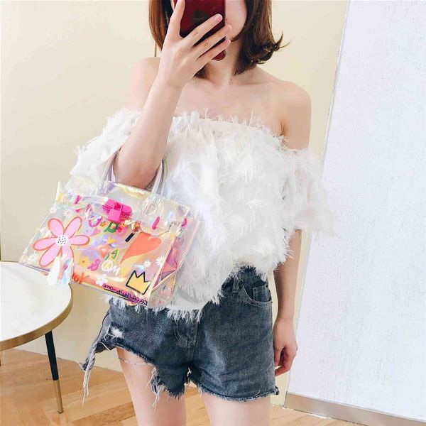 baonu 2021 new colorful laser messenger fashionable summer portable transparent jelly bag 
baonu 2021 new colorful laser messenger fashionable summer portable transparent jelly bag