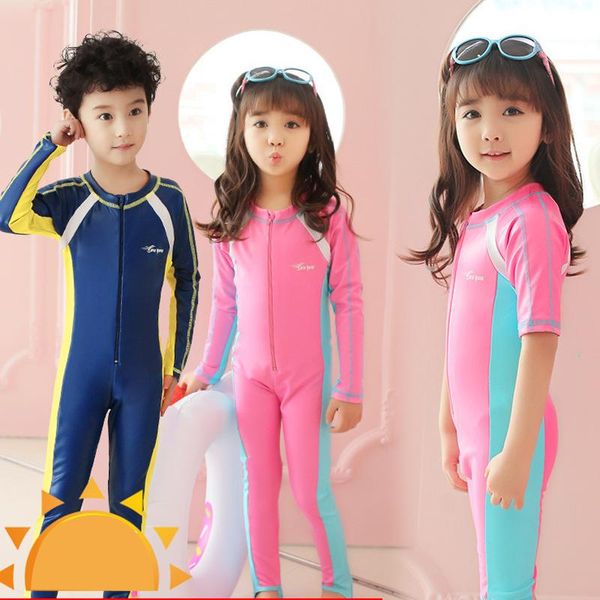 one-pieces children one piece swimsuit kids girls swimwear boys long short sleeve surfing wear bathing suit baby sandy rash guard 2-14y, Black
one-pieces children one piece swimsuit kids girls swimwear boys long short sleeve surfing wear bathing suit baby sandy rash guard 2-14y, Black