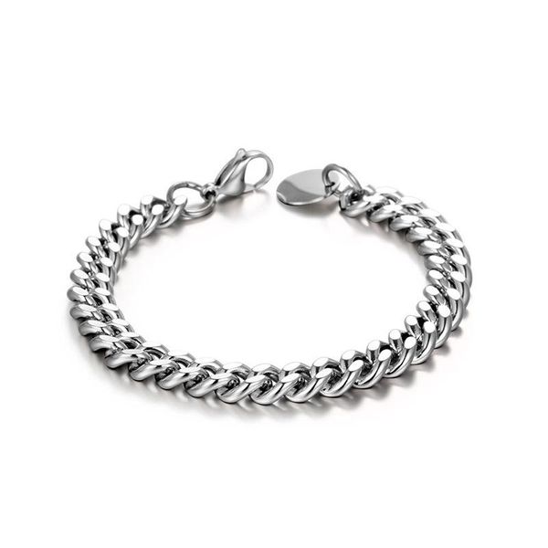 link, chain simple 8mm stainless steel bracelets for women lover valentines day wholesale lot punk arm wirstband boys accessories, Black
link, chain simple 8mm stainless steel bracelets for women lover valentines day wholesale lot punk arm wirstband boys accessories, Black