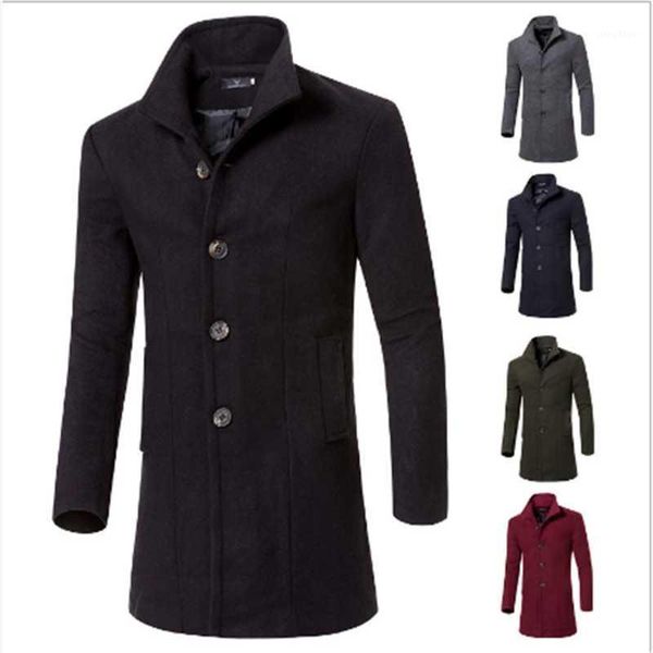 men's jackets autumn winter casual lapel mid-length coats men button woolen trench windbreaker coat jacket outwear parka overcoats, Black;brown
men's jackets autumn winter casual lapel mid-length coats men button woolen trench windbreaker coat jacket outwear parka overcoats, Black;brown