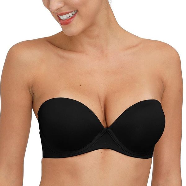 bras women bra push up strapless brassiere plus size padded multiway lingerie with silicone back women's underwear drop, Red;black
bras women bra push up strapless brassiere plus size padded multiway lingerie with silicone back women's underwear drop, Red;black
