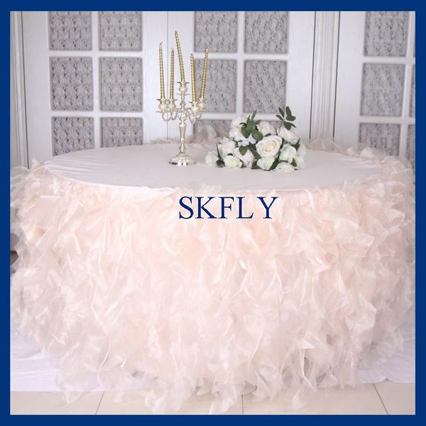 table cloth cl010d wedding elegant 5ft round 60 inch light peach or blush pink organza curly willow with top
table cloth cl010d wedding elegant 5ft round 60 inch light peach or blush pink organza curly willow with top