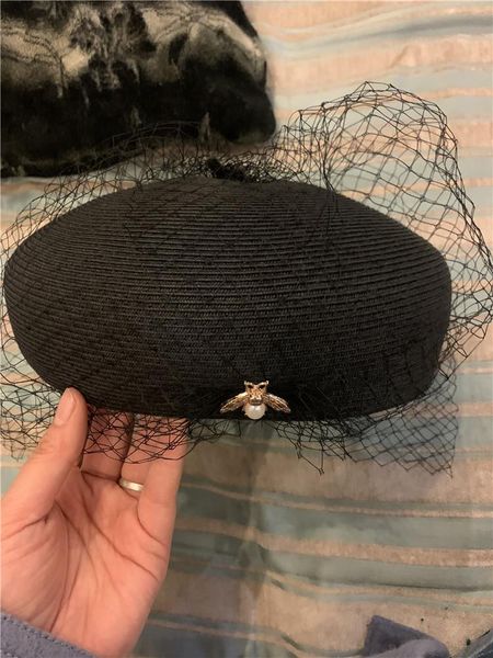 berets 202102-2509264 summer exclusive design mesh pearl bee black fine paper grass lady beret hat women leisure painter, Blue;gray
berets 202102-2509264 summer exclusive design mesh pearl bee black fine paper grass lady beret hat women leisure painter, Blue;gray