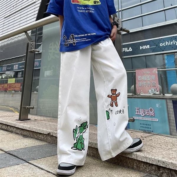 casual print summer women pants elastic waist pocket wide leg female streetwear japanese cargo, Black
casual print summer women pants elastic waist pocket wide leg female streetwear japanese cargo, Black