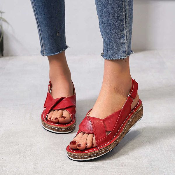 women sandals summer female shoes woman peep-toe wedge comfortable flat plus size 43 y0721, Black
women sandals summer female shoes woman peep-toe wedge comfortable flat plus size 43 y0721, Black